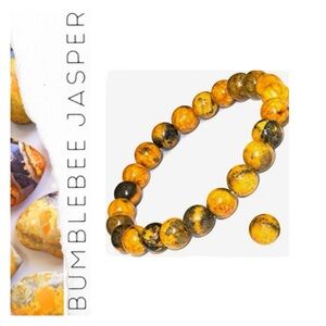 🐘🐘 Bumblebee Jasper Stone Bracelet